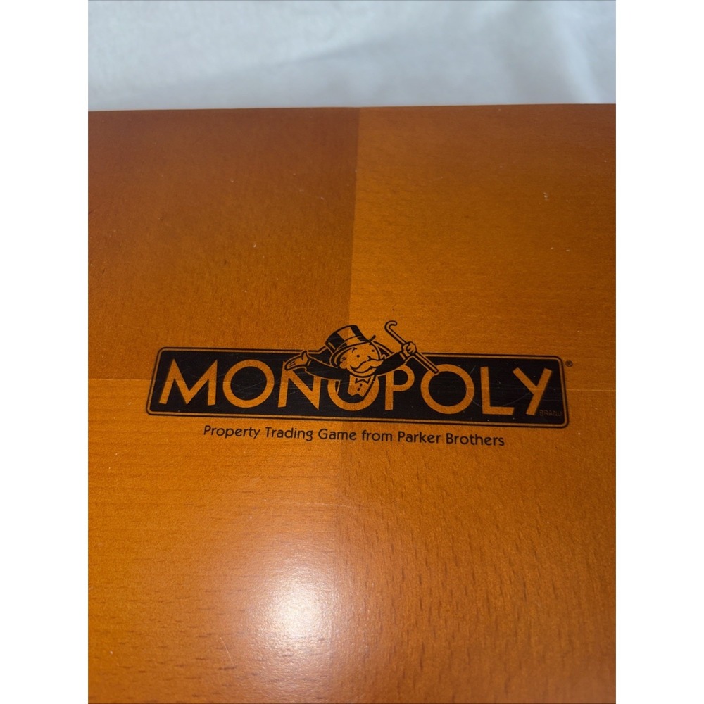 Michael Graves Design Monopoly Wooden Game Box Folds W/Storage Vtg 2002 Read GVC - Picture 2 of 16
